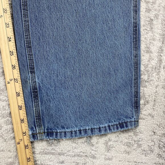 Carhartt B13 Jeans Loose Work Mens Carpenters Medium Wash Jeans Size 34x32 - Picture 2 of 6